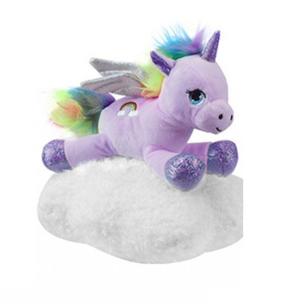 449026a, PMS, Μωβ Μονόκερος σε σύννεφο, 20εκ