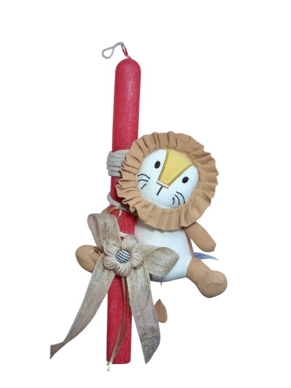 Λαμπάδα υφασμάτινο λιονταράκι 0 μηνών+