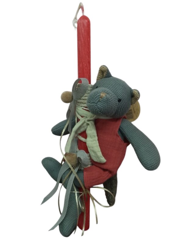 Λαμπάδα υφασμάτινος λύκος 0 μηνών+