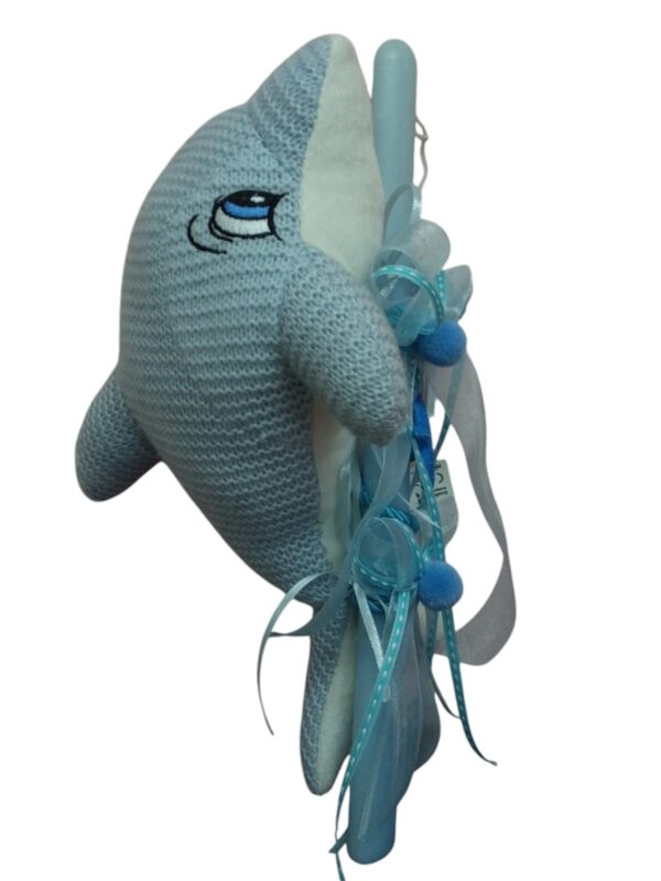 Λαμπάδα πλεκτό δελφίνι 0 μηνών+